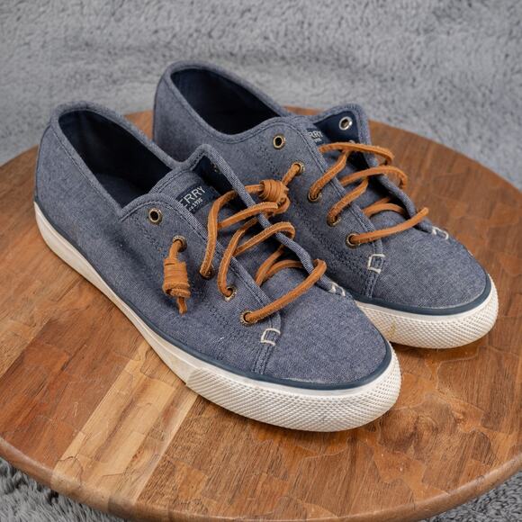 Sperry Top-Sider Women’s Chambray Deck Shoes STS99357 Size 8.5 - Picture 1 of 7